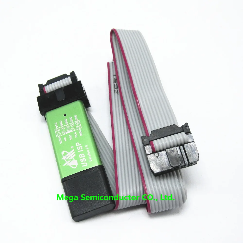 1pcs USB ISP USBASP Color shell Programmer for AVR 51 | Электронные компоненты и принадлежности