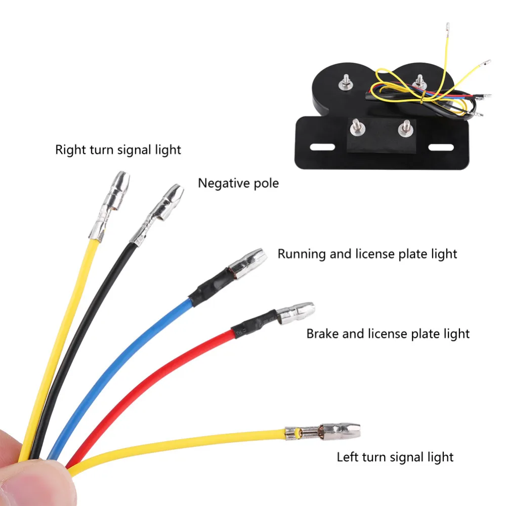 Мотоцикл светодиодный задний фонарь стоп-сигнал индикатор сигнала поворота