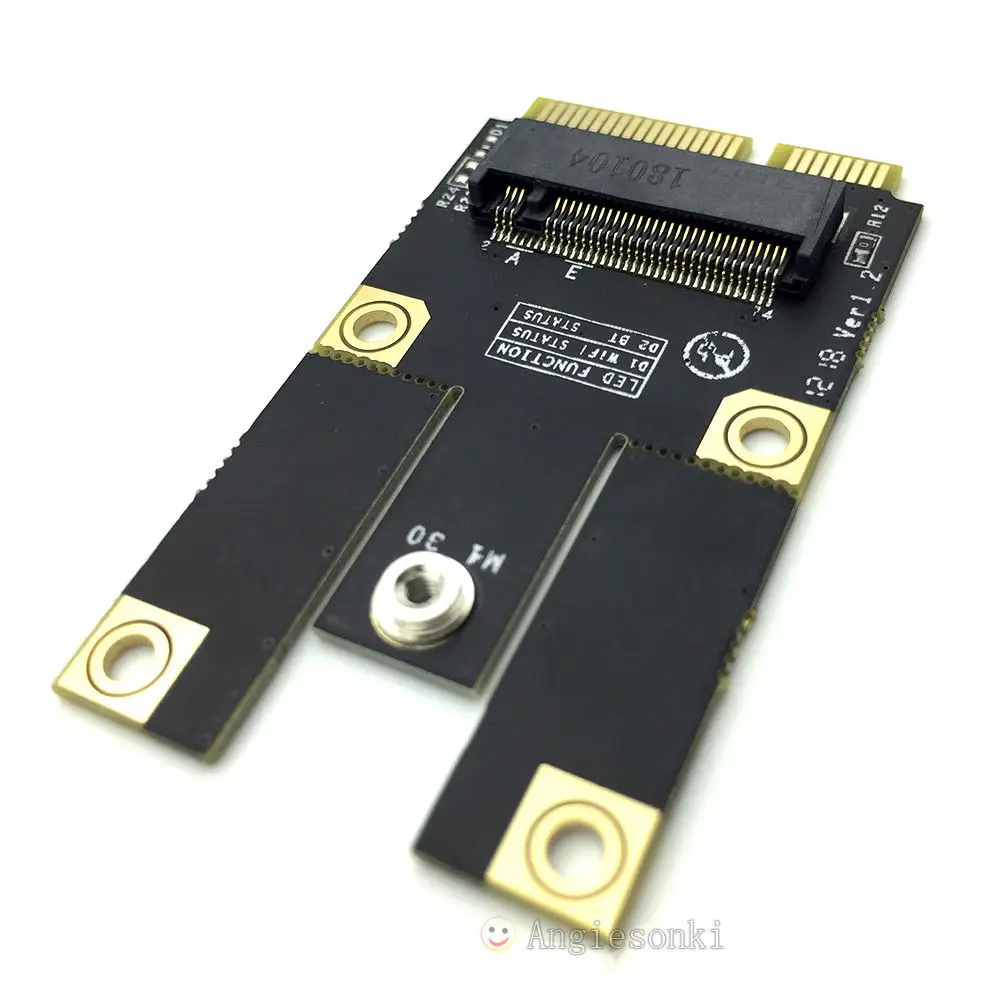 M.2(NGFF) to Mini PCI-E Adapter Converter for Intel 7260 7265 3160 8260 8265 17265 18265 9260 (AC/AN/BN)NGFF WIFI Module | Компьютеры и
