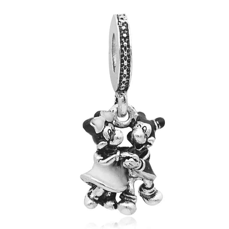Ожерелье, европейская Эйфелева башня, модный подарок,, бусина-подвеска, подходит для Пандоры, очаровательный браслет для женщин, пендан, Минни, Микки