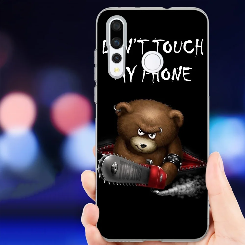IYICAO dont touch my phone Мягкий силиконовый чехол для телефона Huawei Mate 10 20 Lite Pro Nova 2 2i 3 3i 4 TPU