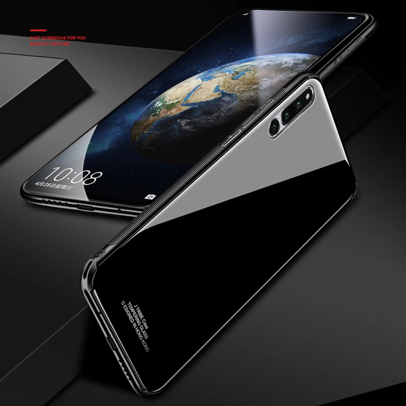 Huawei Honor Magic 2 чехол из закаленного стекла для Magic2 мягкая рамка зеркальная