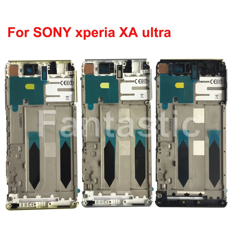 Оригинальный корпус со средним ободком для sony Xperia XA Ultra передняя рамка F3211 F3215 F3212