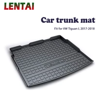 ealen 1pc car rear trunk cargo mat for vw tiguan l 2017 2018 car boot liner tray waterproof carpet anti slip mat accessories