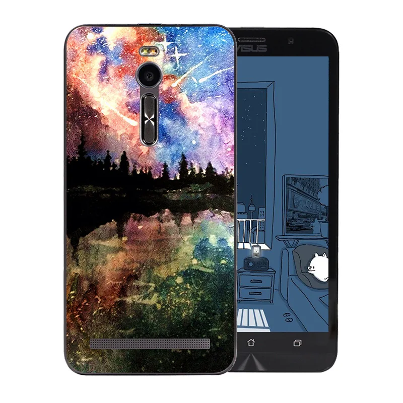 Чехол для телефона Asus Zenfone 2 ZE551ML звездное небо узор мягкий силиконовый 5 дюймов ASUS