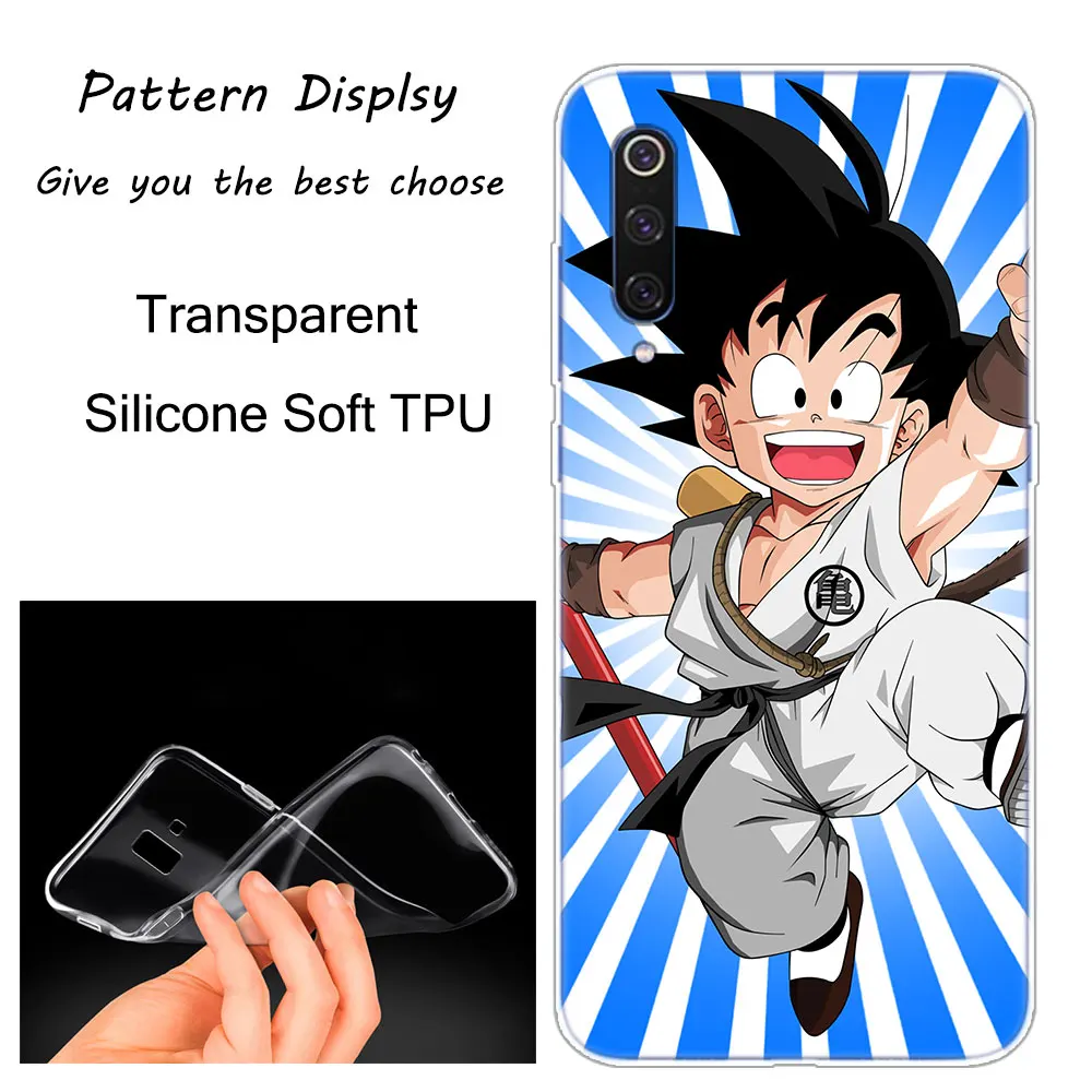 013 Горячая аниме Dragon Ball Z Son Goku мягкий чехол для Xiao mi Pocophone F1 mi 5X A1 6X A2 8 SE Lite Play mi x3 9 9SE 9T Pro CC9 - Цвет: 013
