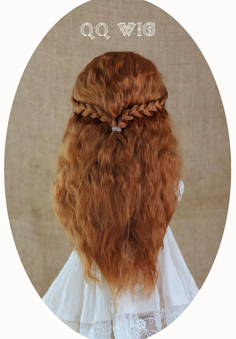 1/8 BJD парик Супер кукла мода длинные волнистые для куклы волосы бесплатная