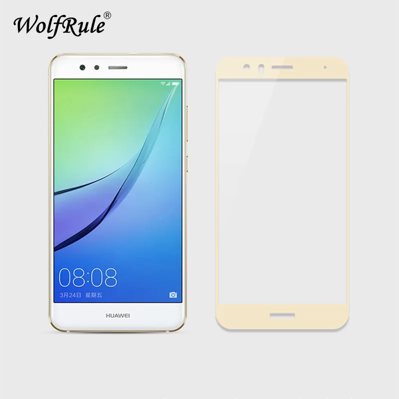 Pel&iacute;cula protectora de pantalla para Huawei P10 Lite, vidrio templado antibrust 2.5D para Huawei P10 Lite, vidrio Nova Lite de 5,2 ", 2 uds.-1