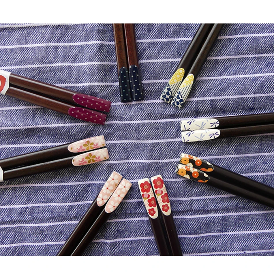 Палочки для еды из натурального дерева в японском стиле 1 пара|wooden chopsticks|natural wood
