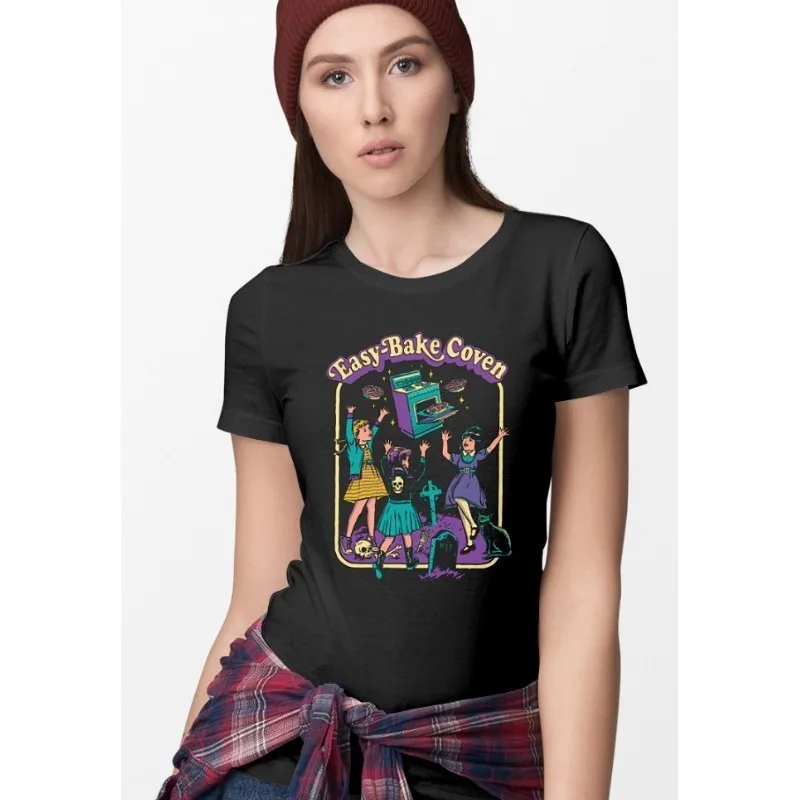 MEIBONA/Летняя футболка с рисунком из мультфильма женские эстетические футболки