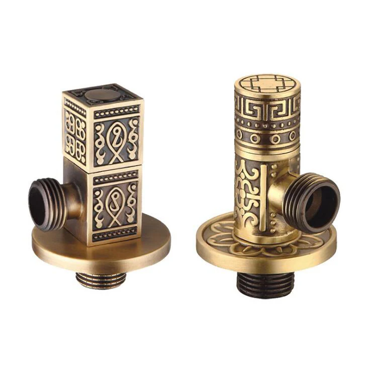 Сменные детали для крана античный латунный угловой клапан унитаза универсальный