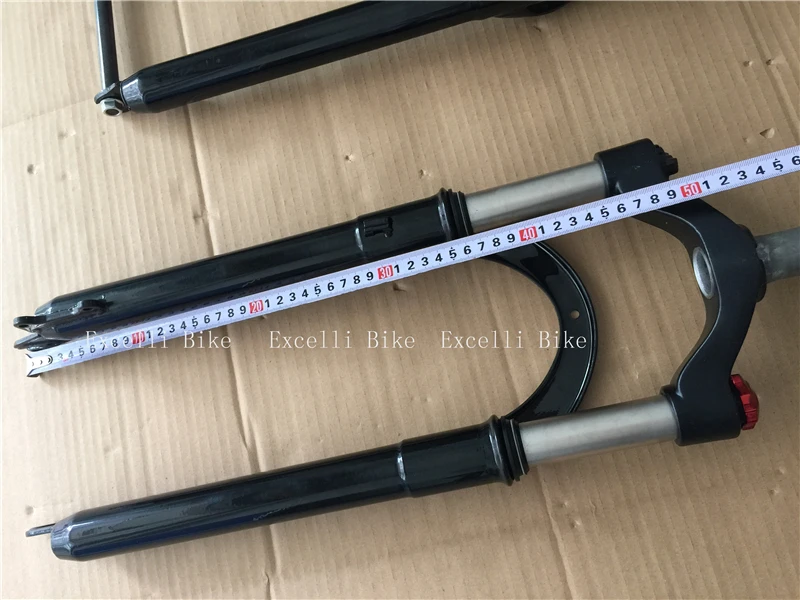 Велосипедная вилка с фиксирующей подвеской из алюминиевого сплава для 4 0