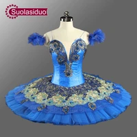 adult professional ballet tutus navy blue women le corsaire classical ballet tutu ballerina stage costumes tutu dress sd0074