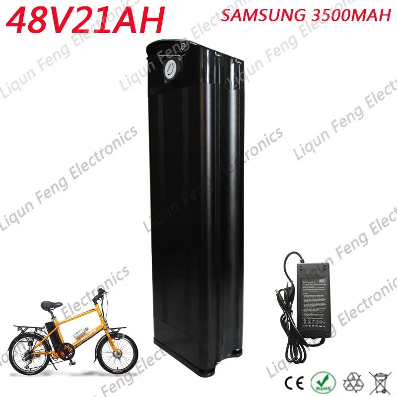 1000W 48V 21AH Электрический велосипед аккумулятор ионно литиевая аккумуляторная
