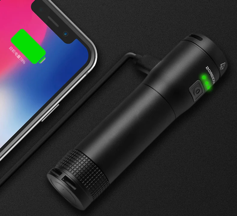 ROCKBROS 700 люмен велосипедный светильник USB Перезаряжаемый 2600 мАч водонепроницаемый велосипедный светильник Магнитный головной светильник Открытый кемпинговый флэш-светильник