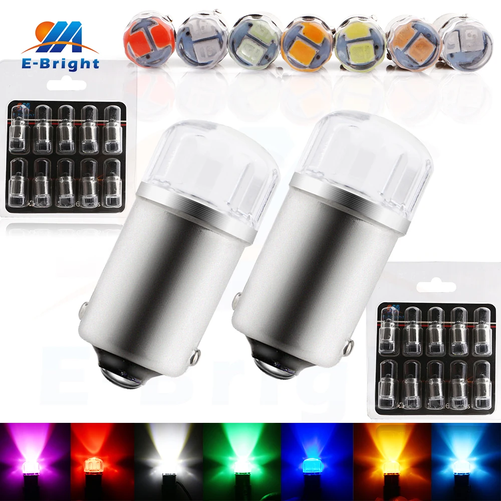 20 шт./лот 2SMD 3030 1 Вт BA9S светодиодные лампы задние поворотные сигнальные огни