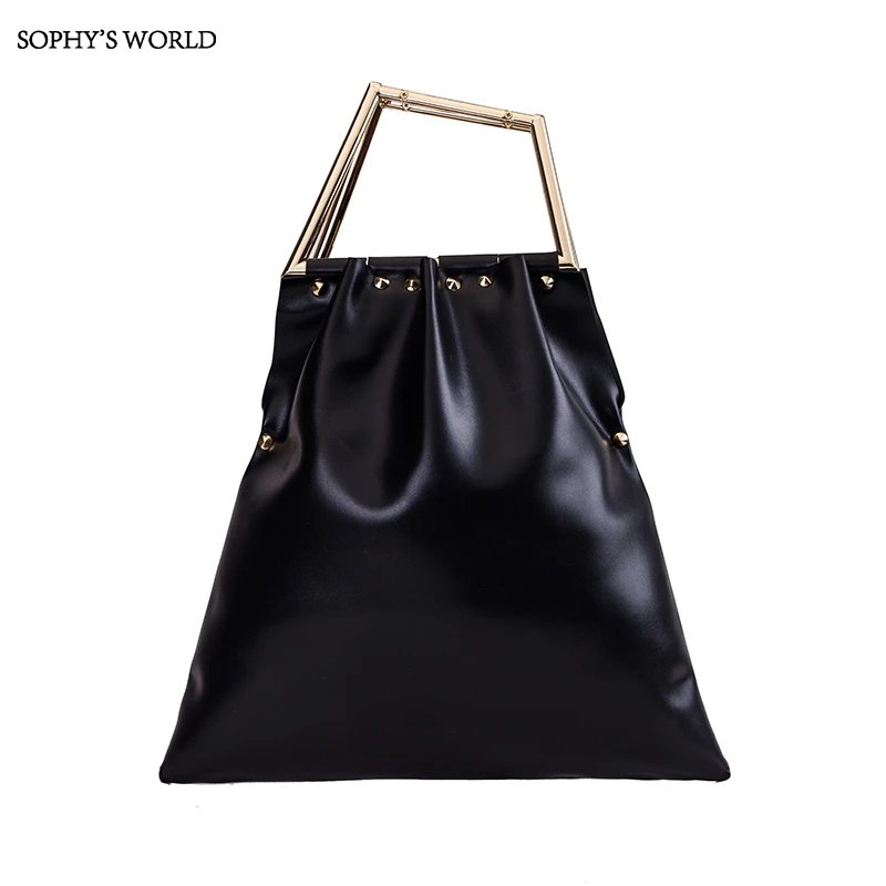 Новинка кожаная женская винтажная сумка тоут с золотой ручкой кошелек для женщин