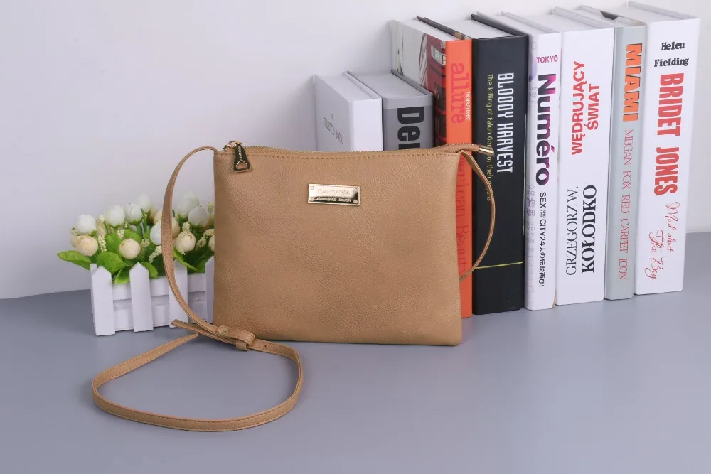 Bokinslon Crossbody Bag Woman Simple Chic Women PU Leather Bags Temperament Portable Female Small Shoulder | Багаж и сумки