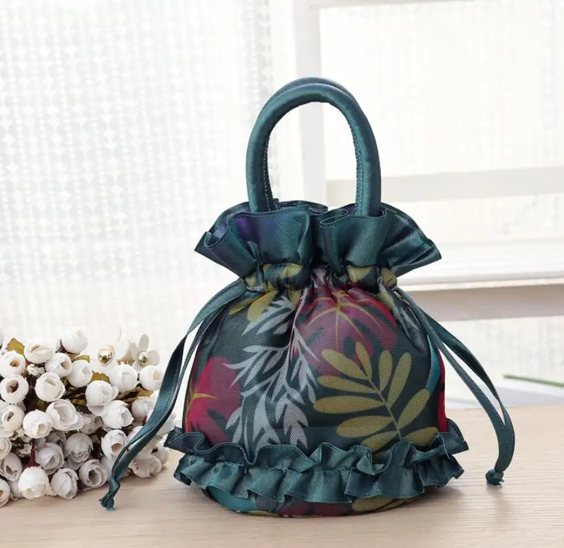 Кружевная национальная сумка-мешок Женская Холщовая Сумка Цена за штуку | Багаж и