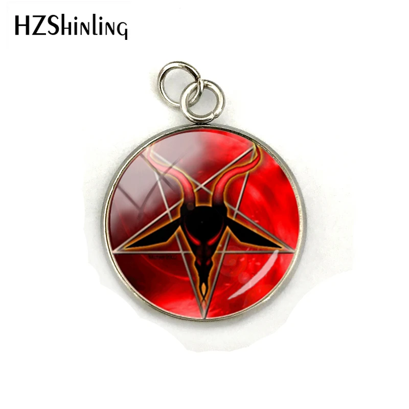 Модные Стиль яркий Алукард пентаграмма бижутерия со стеклянными кабошонами из