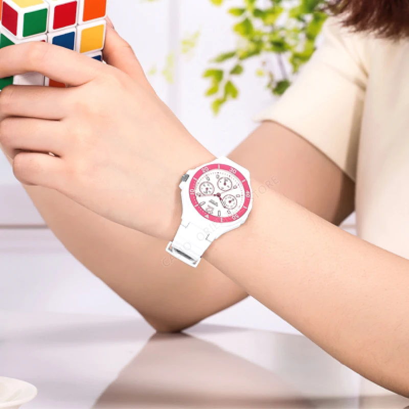 Casio watch женщины водонепроницаемый кварцевые часы спорт световой студент стол LRW