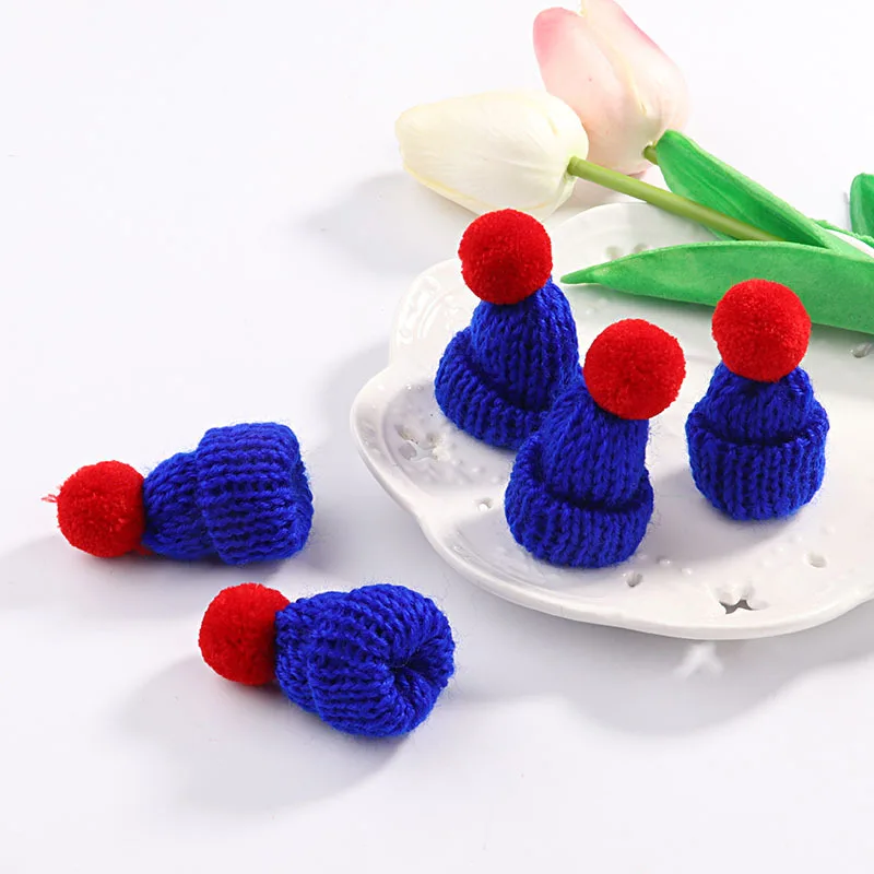 10 шт. модная мини-шерсть шарик для волос маленькая шляпа сумка Висячие аксессуары