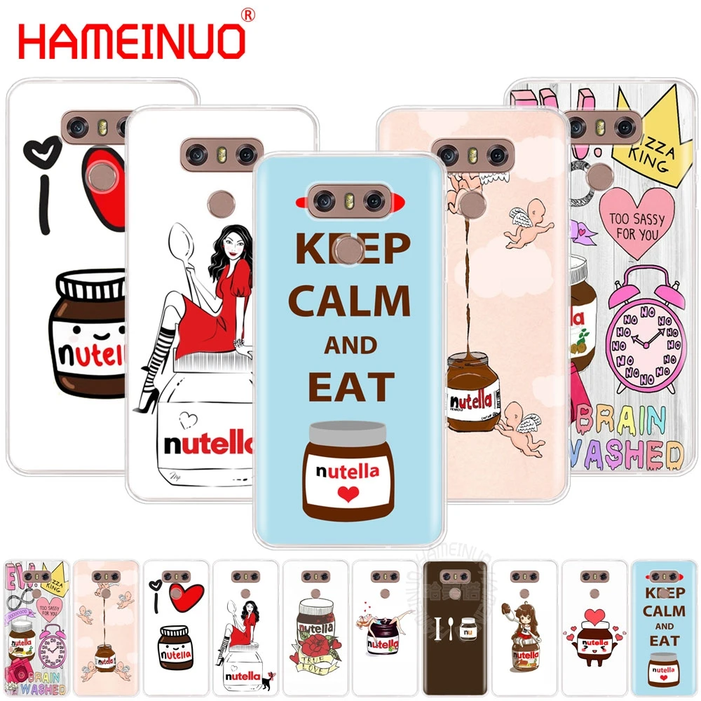 HAMEINUO чехол для телефона с шоколадной едой Nutella LG Q6 G6 MINI G5 K10 M250N 2017 2016 X POWER 2 V20
