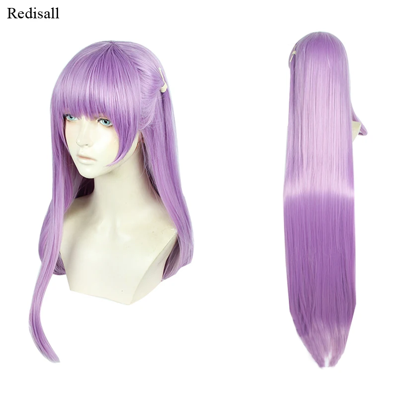 FGO Fate EXTRA CCC косплей парик BB Byibyi прямые длинные фиолетовые 120 см синтетические