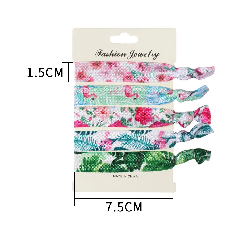 5 шт. резинка для волос с узлом эластичная повязка на голову конского хвоста