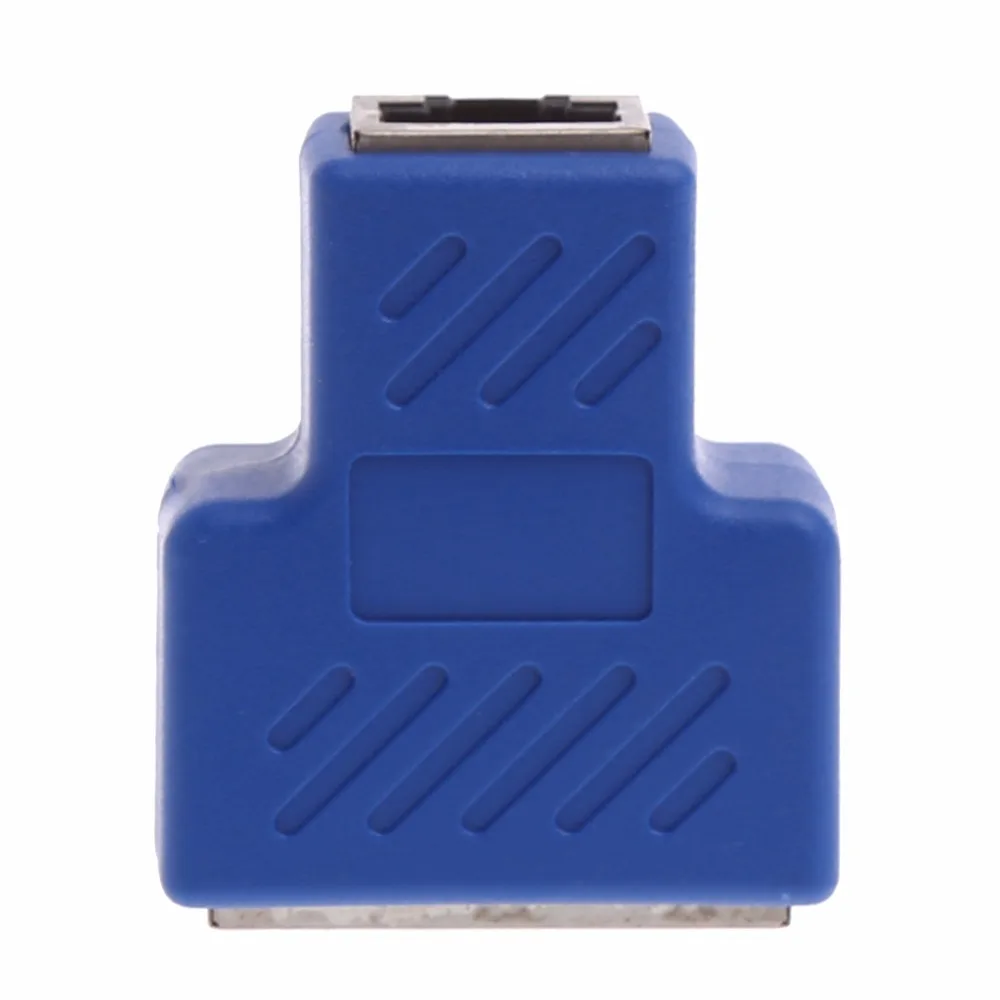 Разветвитель сетевого кабеля RJ45 LAN Ethernet с 1 на 2 каналами удлинитель адаптера