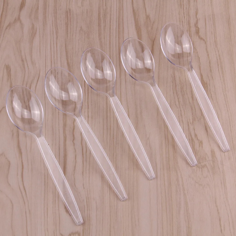 Behogar 36 шт./компл. одноразовая посуда Пластик Ножи столовая ложка вилка набор