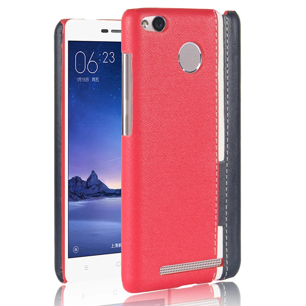 Чехол для Xiaomi Redmi 3 S pro Prime чехол оригинальный Untral тонкий ПК жесткий защитный