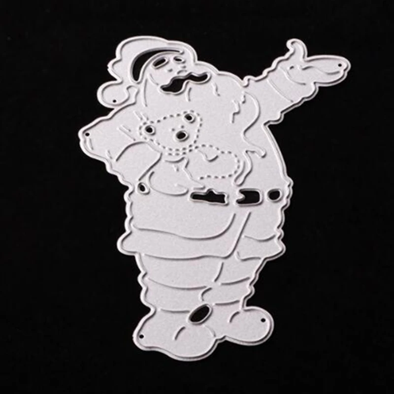 YINISE металлические режущие штампы для трафареты скрапбукинга Рождество Санта DIY