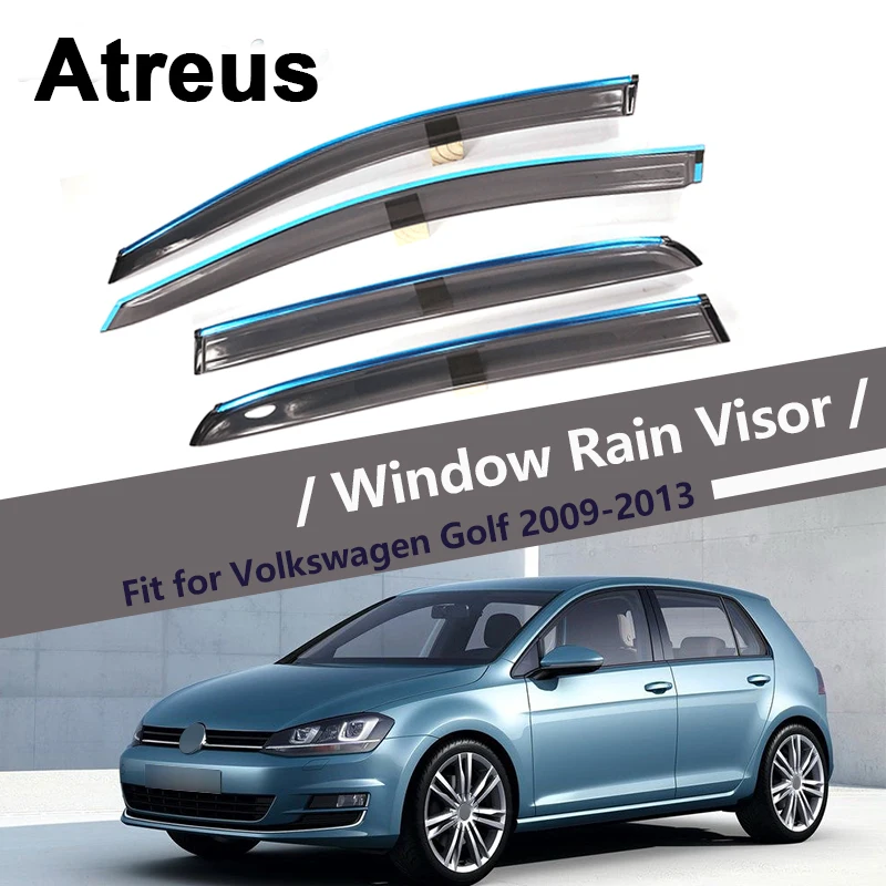 Atreus 4 шт. для Volkswagen VW Golf 6 2009 2010 2011 2012 2013 Автомобильная дверь Дымовое Окно
