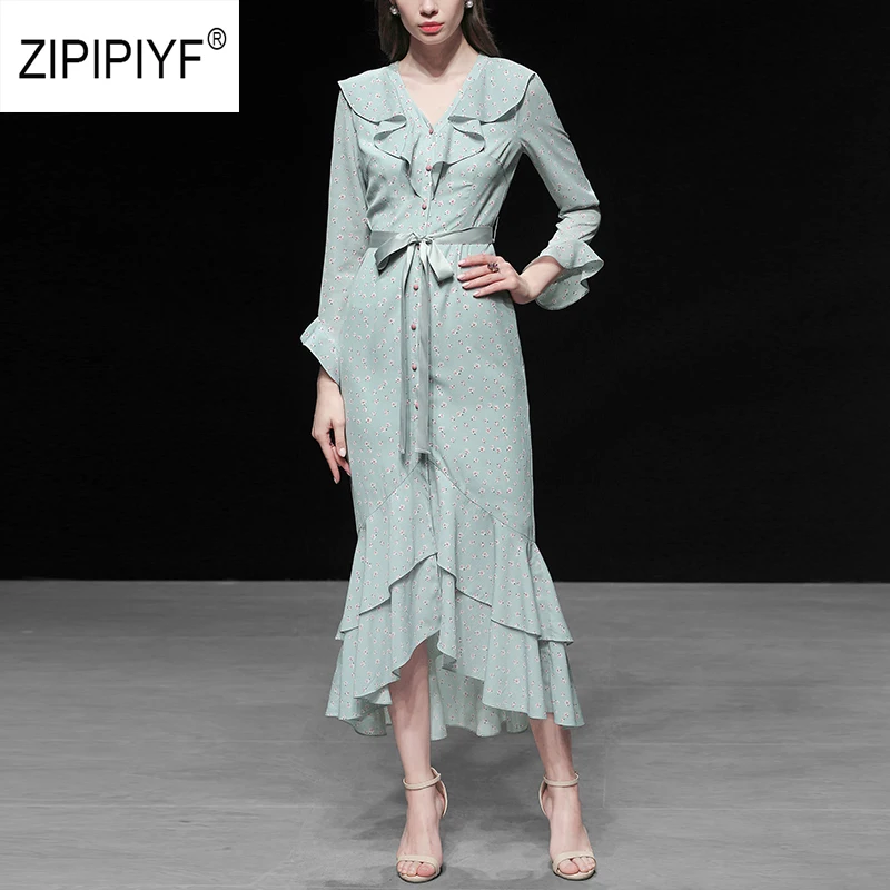 Оригинальное милое платье феи с оборками и ласточкиным хвостом женское