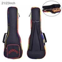 21 23 inch dazzle colour ukulele bag 6mm cotton soft case gig nylon cloth backpack
