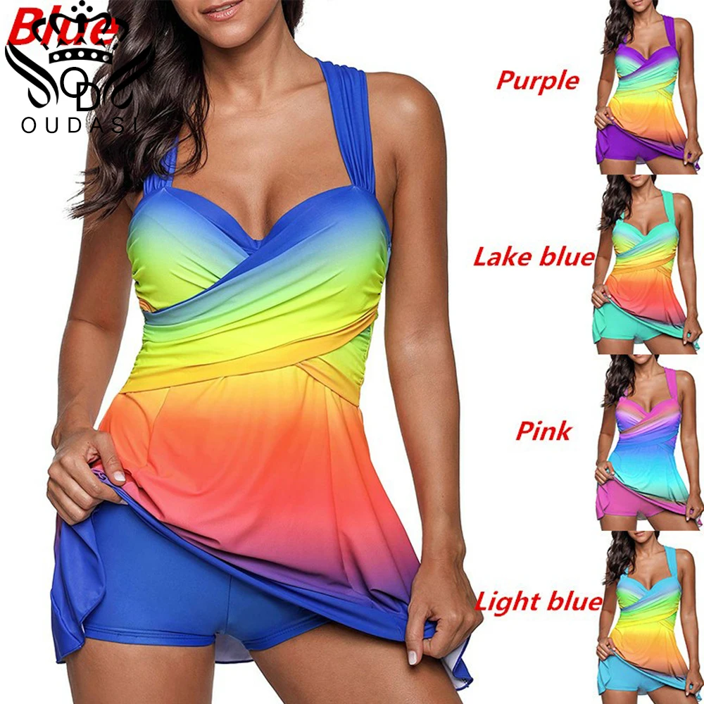 Сексуальное Новое поступление Купальники женские большие размеры два предмета