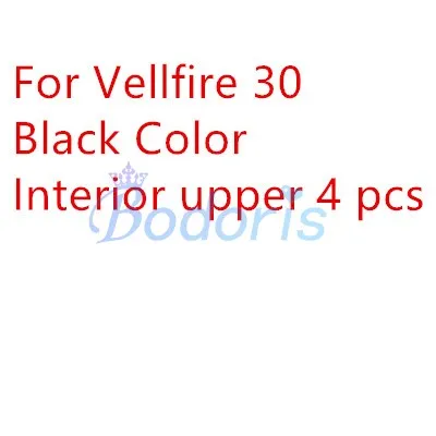 Ti-Black Color 4pcs Нержавеющая сталь, Накладка на порог, бампер, комплект, отделка, светодиодный светильник, для Toyota Alphard Vellfire 30, аксессуары - Цвет: Ti-Black Color 4pcs