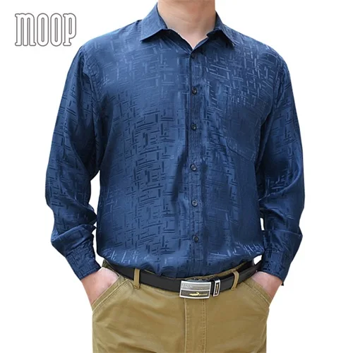 5 цветов, натуральный шелк, мужская рубашка, драконий жаккард, chemise homm camiseta masculina camisa masculina LT380 - Цвет: Blue per pic