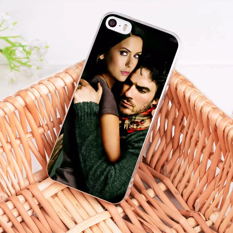 Прозрачный мягкий чехол для телефона MaiYaCa The-Vampire-Diaries из ТПУ iPhone 8 7 6 6S Plus X 5 5S SE 11pro max