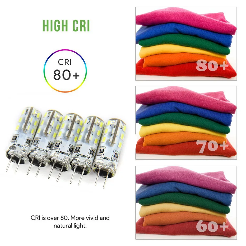 Светодиодная лампа G4 lgiht 220 В 2 Вт 24 светодиода s 3014SMD для люстры сменная галогенная