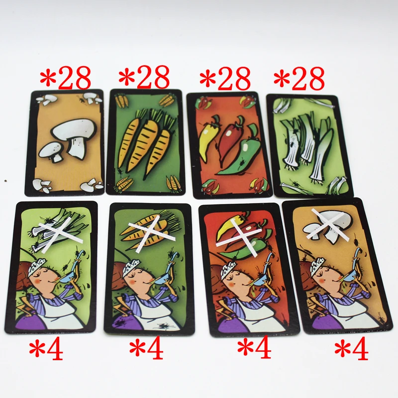 5 вариантов Веселые карточные игры Kakerlaken Salat/Poker/Royal/Suppe/Mogel Motte семейная настольная игра вечерние тараканы Крытая игра