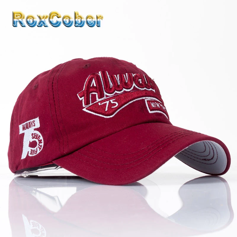 

Хлопковая мужская бейсболка RoxCober, с вышивкой, кепки с козырьками, 4002