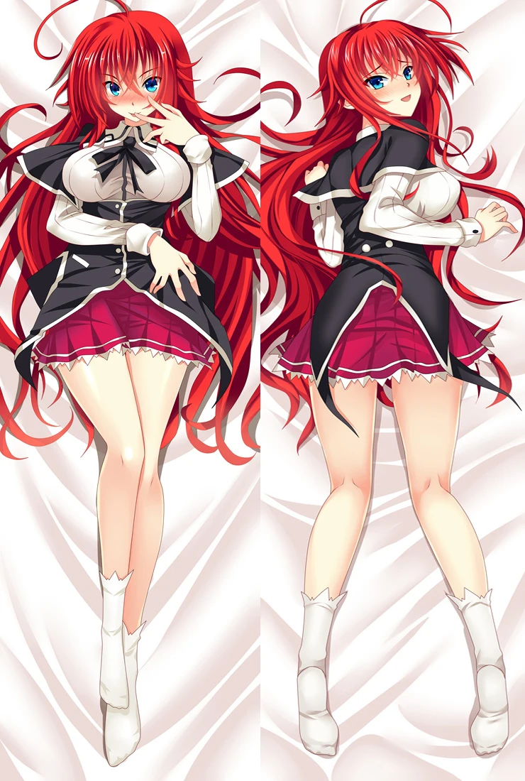 Аниме средняя школа DxD Rias Gremory& Asia Argento& Himejima Akeno Toujou Koneko Подушка «Dakimakura» обнимающая наволочка - Цвет: 7