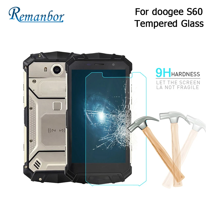 Remanbor Для Doogee S60 закаленное Сталь пленкой для передней панели Стекло защитный
