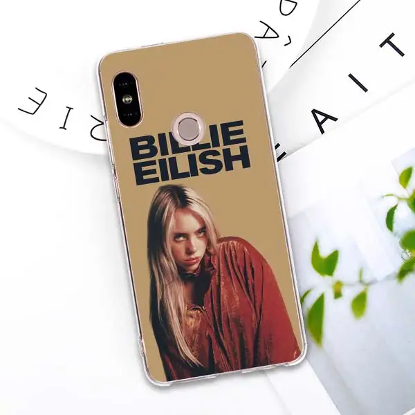 Силиконовый чехол Singer Star Billie Eilish для Xiaomi mi 9 8 A2 Lite Play mi x3 Red mi 6 6A Note 6Pro 7 Pro мягкий чехол для телефона из ТПУ - Цвет: 09