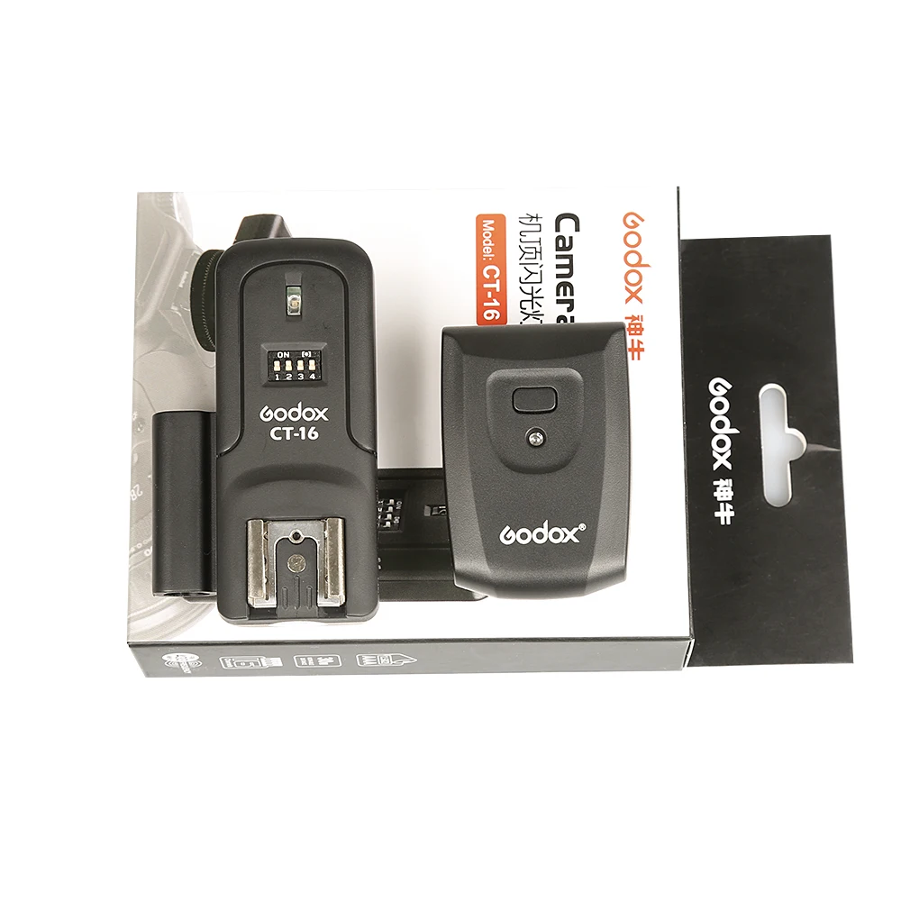 Godox CT-16 16 каналов беспроводной Радио вспышка триггер передатчик+ приемник набор для Canon Nikon Pentax Studio Flash