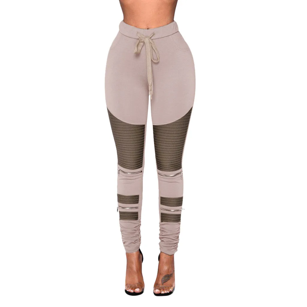 JAYCOSIN S-5XL Для женщин джинсовые узкие Штаны Джеггинсы Высокая талия стрейч в