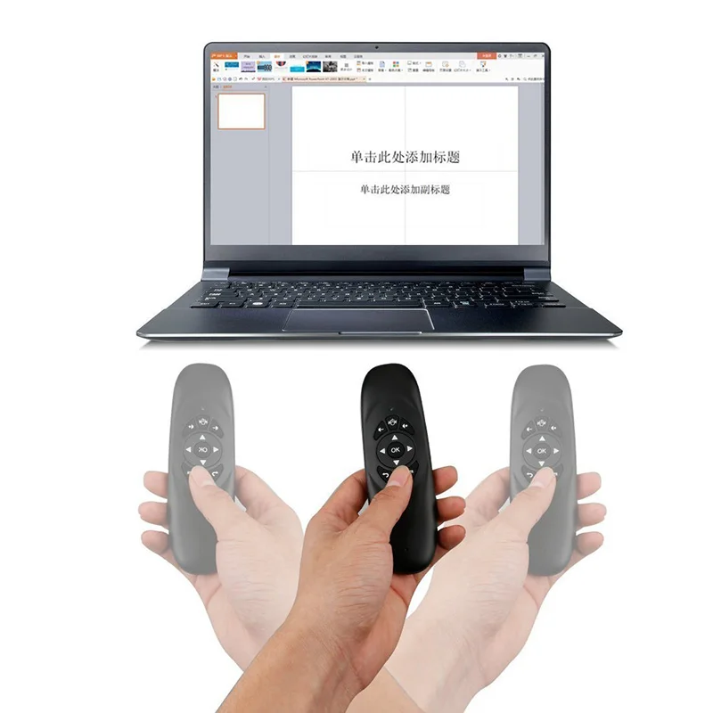 2,4 ГГц беспроводной гироскоп Fly Air mouse игровая клавиатура Android пульт дистанционного управления перезаряжаемая клавиатура для Smart tv Box ноутбука ПК