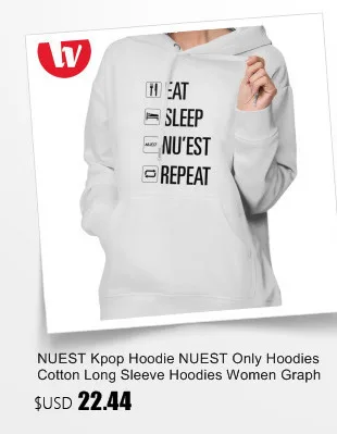 NUEST Kpop худи NUEST толстовки с длинным рукавом худи с принтом женская уличная одежда большого размера сексуальный хлопковый красный пуловер с капюшоном